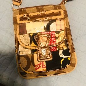 Bubble retro patch style bag